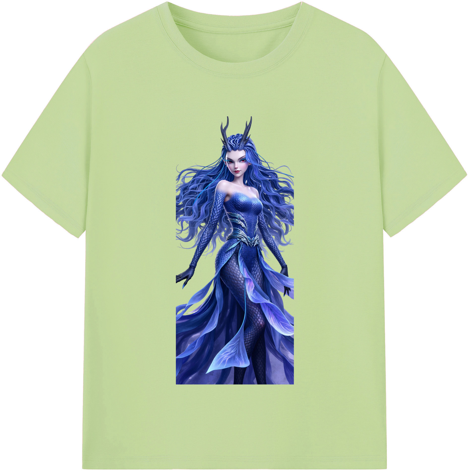 （画像用） Ne Zha 2 ナタ 魔童の大暴れ 綿100％半袖Tシャツ（フロントプリント）